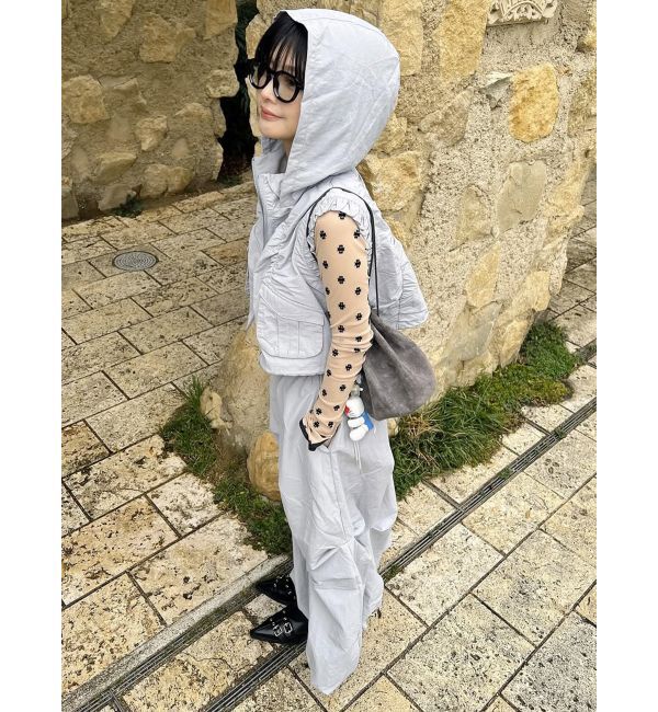 MURUA「シャーリングフードベスト【セットアップ着用可】」|ベスト・ジレ|