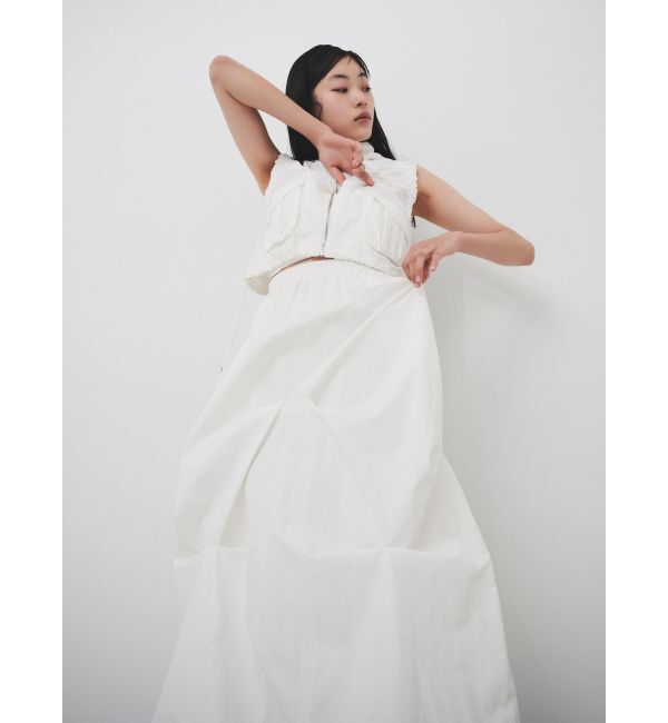 MURUA「シャーリングフードベスト【セットアップ着用可】」|ベスト・ジレ|