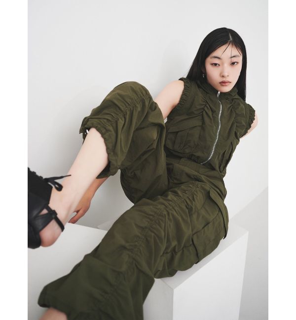 MURUA「シャーリングフードベスト【セットアップ着用可】」|ベスト・ジレ|