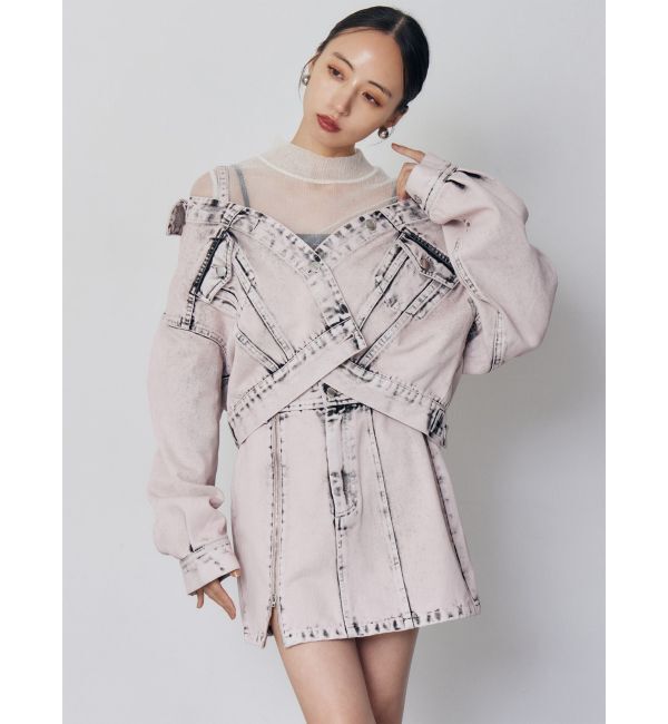 MURUA「サイドオープンデニムスカート【セット販売対象】」|スカート|