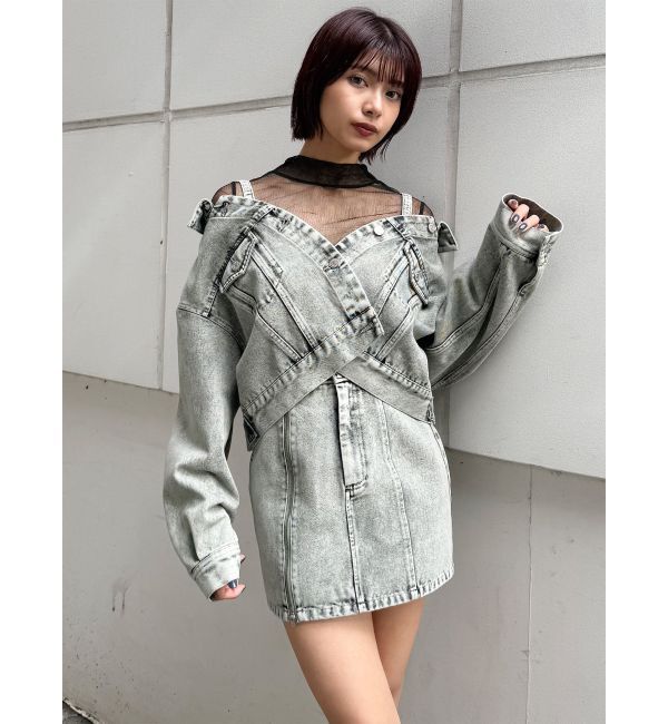 MURUA「サイドオープンデニムスカート【セット販売対象】」|スカート|