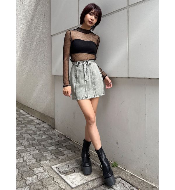 MURUA「サイドオープンデニムスカート【セット販売対象】」|スカート|