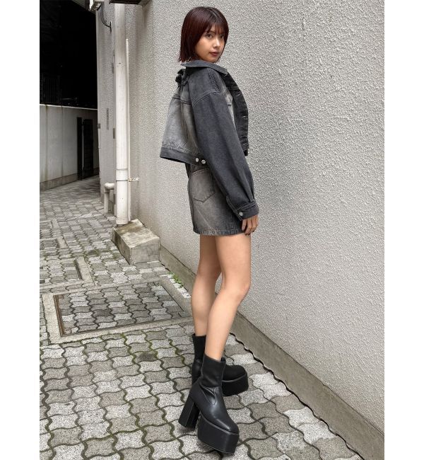 MURUA「サイドオープンデニムスカート【セット販売対象】」|スカート|