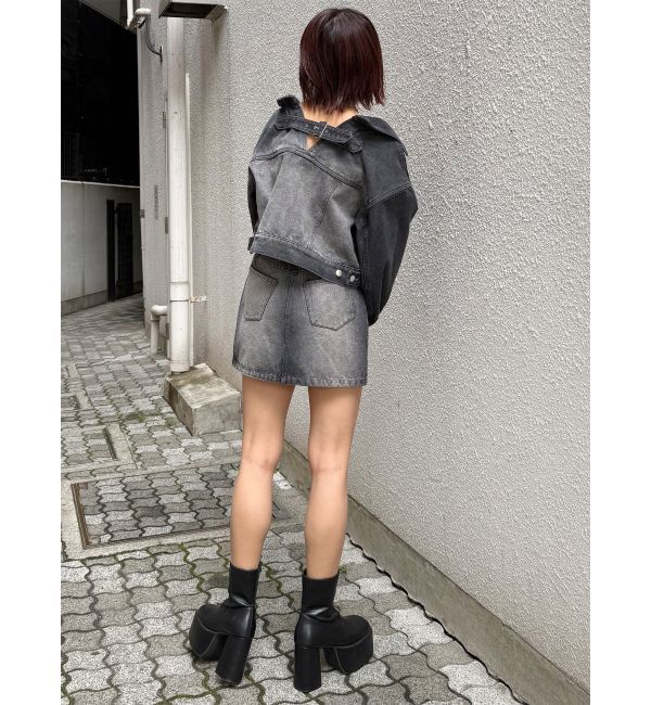 MURUA「サイドオープンデニムスカート【セット販売対象】」|スカート|