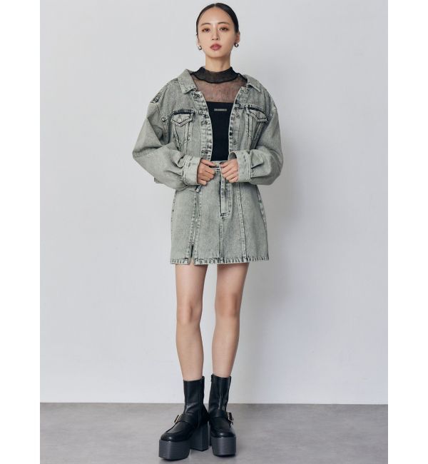 MURUA「サイドオープンデニムスカート【セット販売対象】」|スカート|