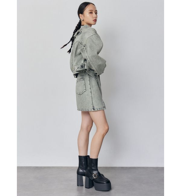 MURUA「サイドオープンデニムスカート【セット販売対象】」|スカート|