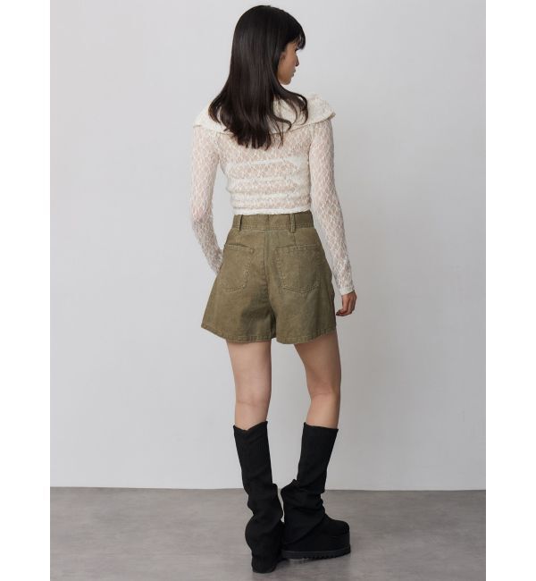 MURUA「レースカシュクールオフショルトップス」|Tシャツ・カットソー|