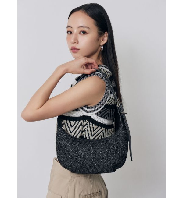 MURUA「ラフィアライクハンドルバッグ」|ハンドバッグ|