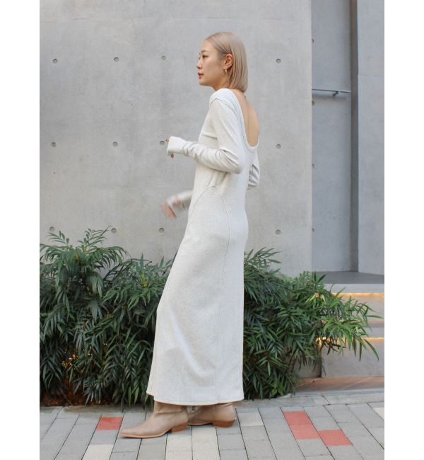 Ungrid「バックオープンテレコカットワンピース」|ワンピース|