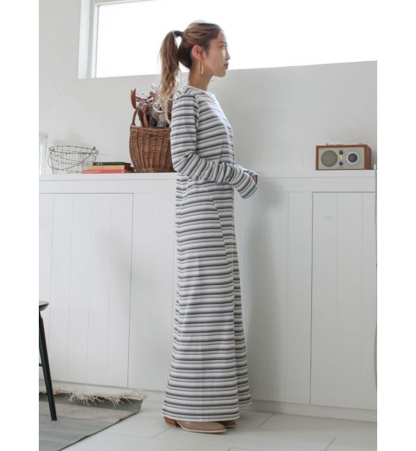 Ungrid「バックオープンテレコカットワンピース」|ワンピース|