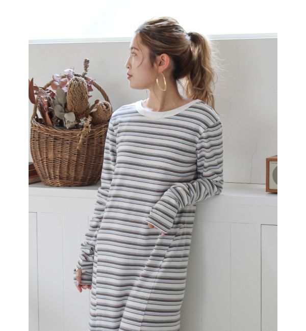 Ungrid「バックオープンテレコカットワンピース」|ワンピース|