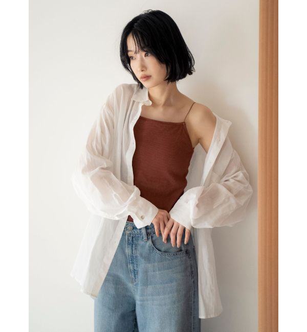 Ungrid「パット付きスクエアキャミソール」|キャミソール|