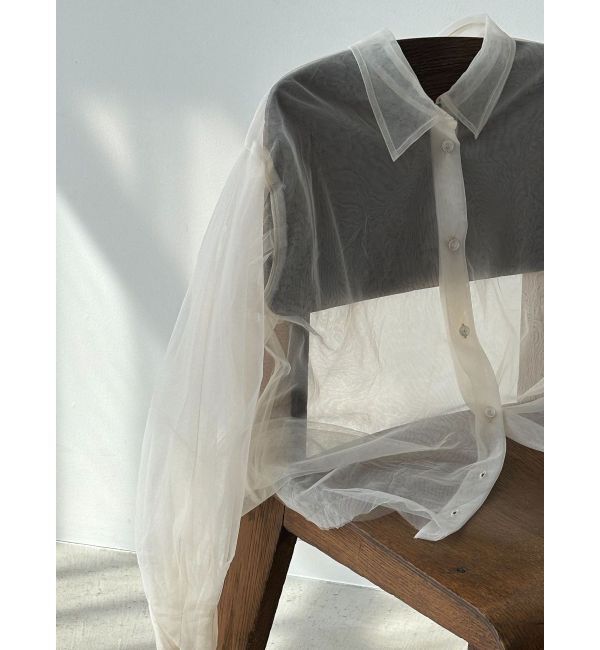 LAGUNAMOON「シアーチュールシャツ」|シャツ・ブラウス|