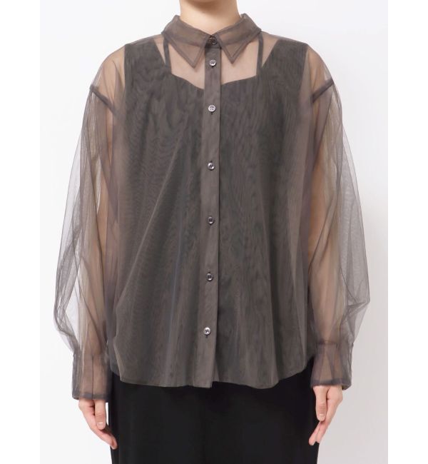 LAGUNAMOON「シアーチュールシャツ」|シャツ・ブラウス|