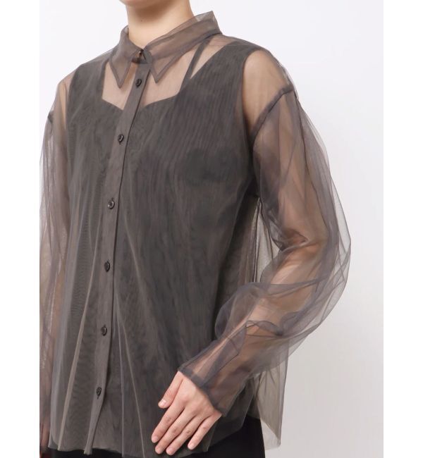 LAGUNAMOON「シアーチュールシャツ」|シャツ・ブラウス|