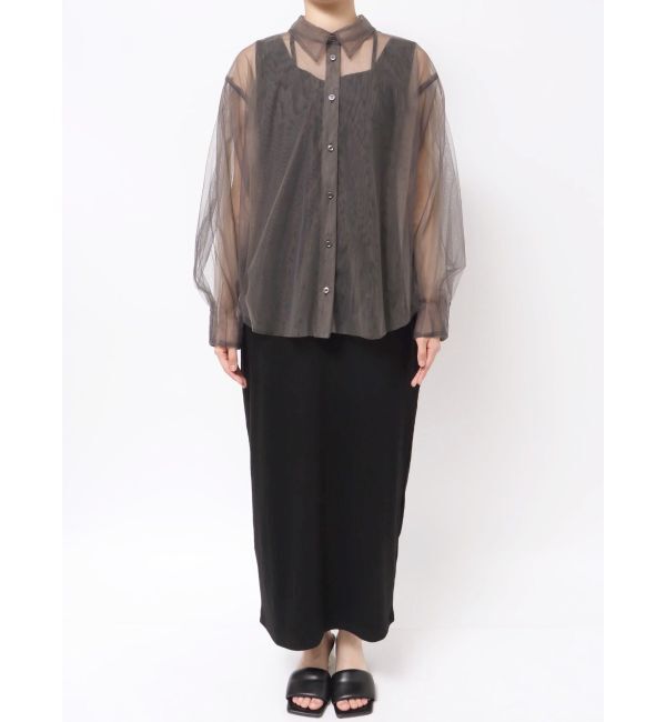 LAGUNAMOON「シアーチュールシャツ」|シャツ・ブラウス|