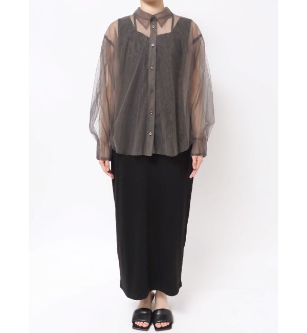 LAGUNAMOON「シアーチュールシャツ」|シャツ・ブラウス|