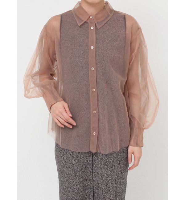 LAGUNAMOON「シアーチュールシャツ」|シャツ・ブラウス|