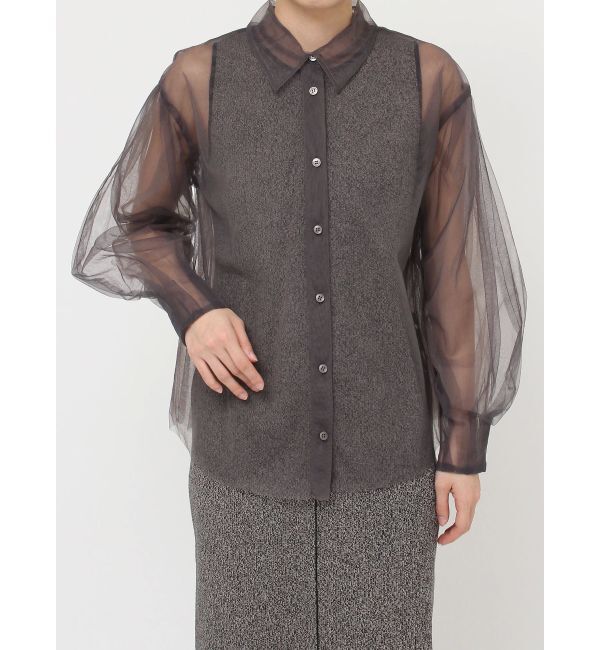 LAGUNAMOON「シアーチュールシャツ」|シャツ・ブラウス|