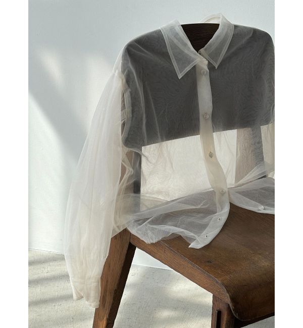 LAGUNAMOON「シアーチュールシャツ」|シャツ・ブラウス|