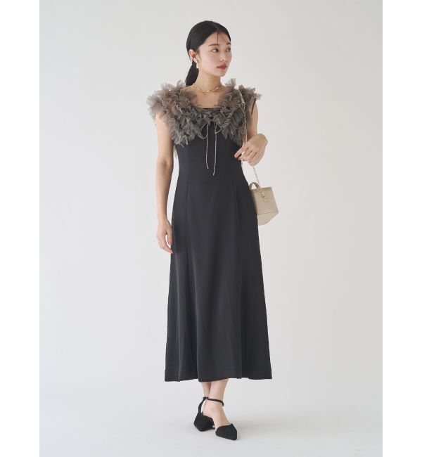 LAGUNAMOON「LADYノースリーブボレロキャミワンピース」|ワンピース|