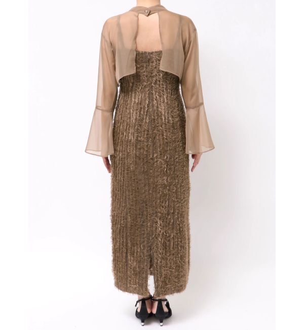 LAGUNAMOON「LADYブラウスレイヤードキャミワンピース」|ワンピース|