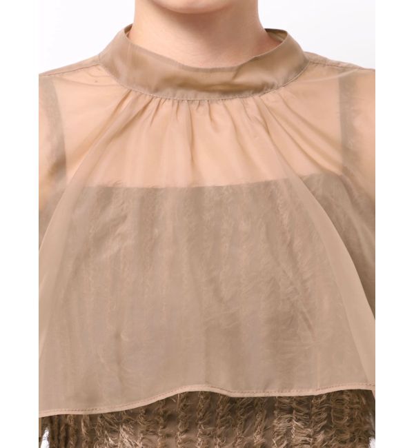 LAGUNAMOON「LADYブラウスレイヤードキャミワンピース」|ワンピース|