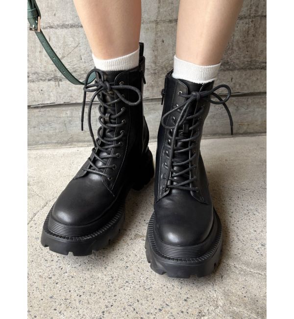 EVRIS「レースアップワークブーツ」|ショートブーツ|