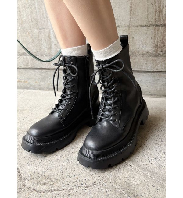 EVRIS「レースアップワークブーツ」|ショートブーツ|