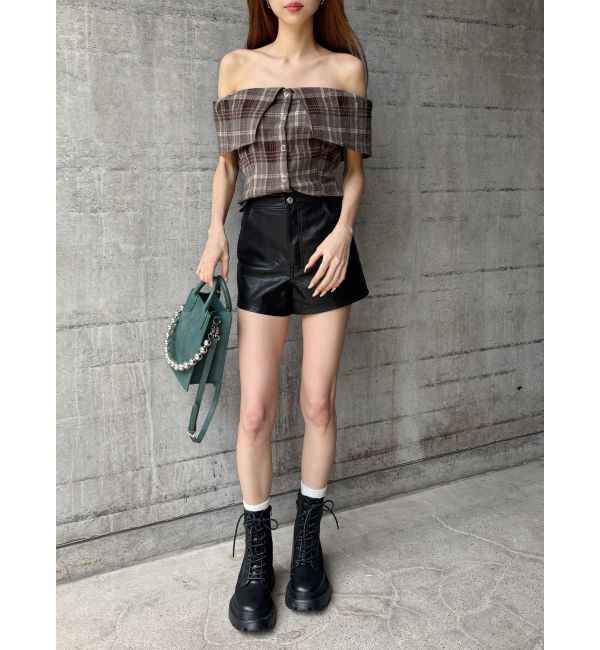 EVRIS「レースアップワークブーツ」|ショートブーツ|