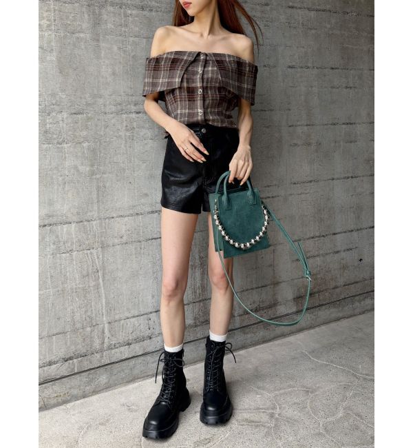 EVRIS「レースアップワークブーツ」|ショートブーツ|