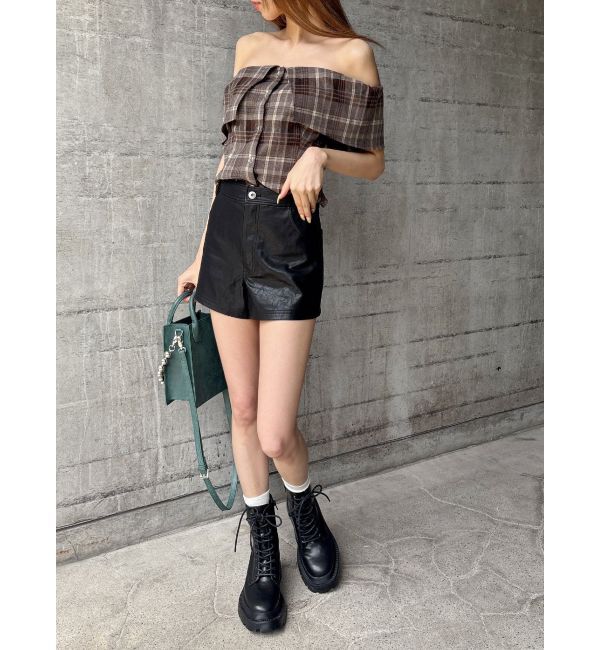 EVRIS「レースアップワークブーツ」|ショートブーツ|