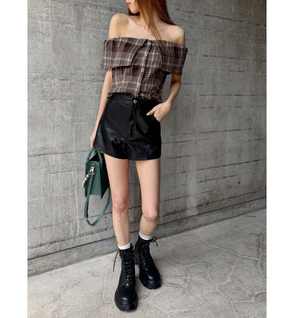 EVRIS「レースアップワークブーツ」|ショートブーツ|