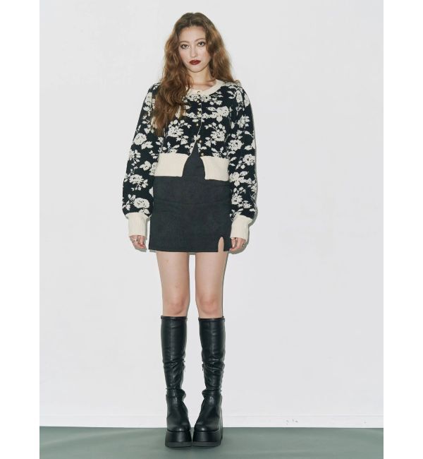 EVRIS「フラワーアンサンブルニットトップス」|ニット・セーター|