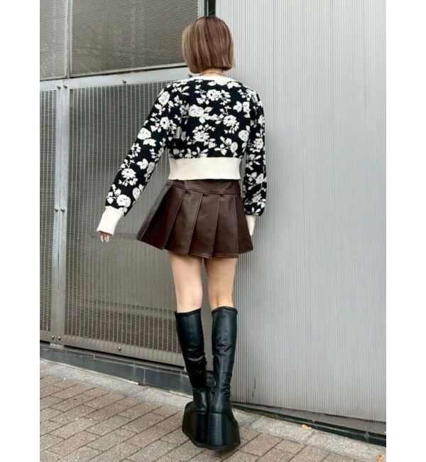 EVRIS「フラワーアンサンブルニットトップス」|ニット・セーター|