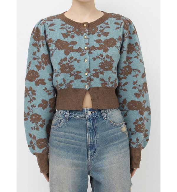 EVRIS「フラワーアンサンブルニットトップス」|ニット・セーター|