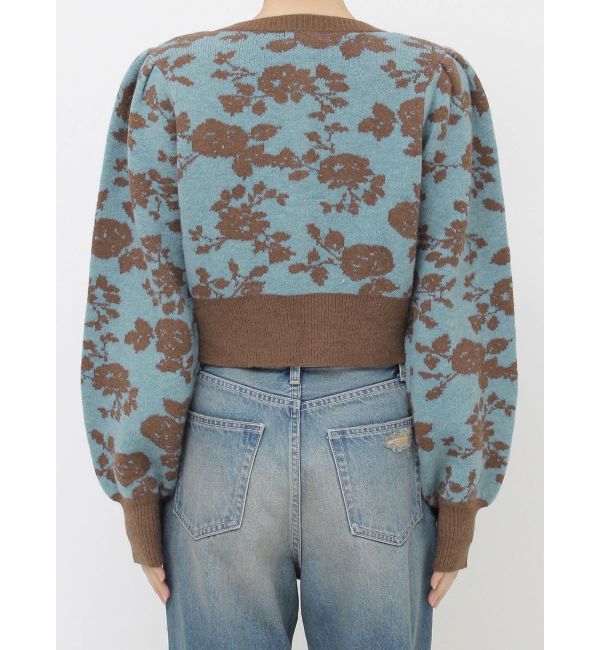 EVRIS「フラワーアンサンブルニットトップス」|ニット・セーター|