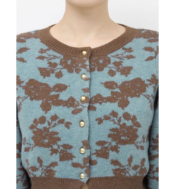 EVRIS「フラワーアンサンブルニットトップス」|ニット・セーター|