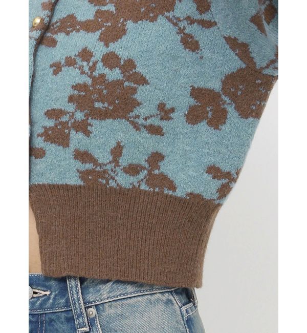 EVRIS「フラワーアンサンブルニットトップス」|ニット・セーター|