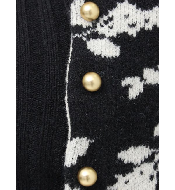 EVRIS「フラワーアンサンブルニットトップス」|ニット・セーター|