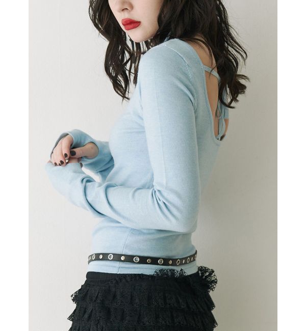 jouetie「チョーカーネックニット」|ニット・セーター|