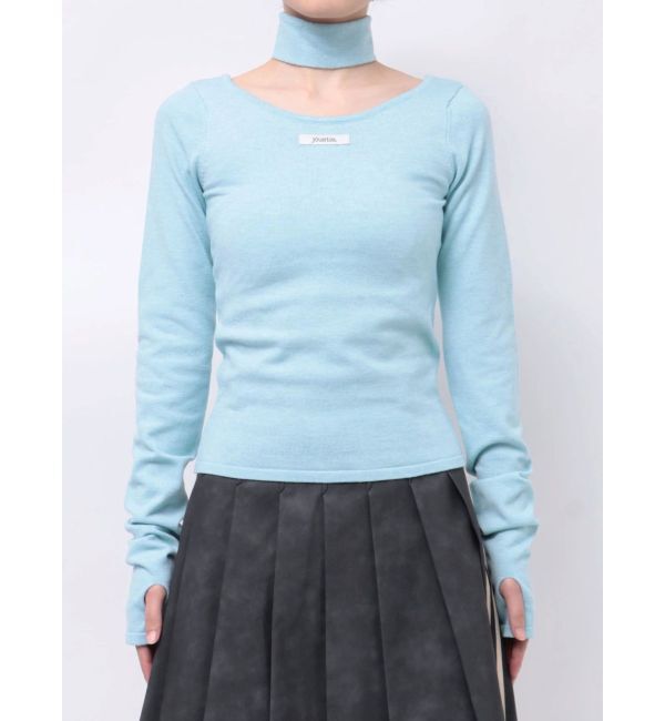 jouetie「チョーカーネックニット」|ニット・セーター|