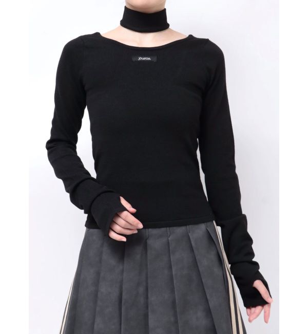 jouetie「チョーカーネックニット」|ニット・セーター|