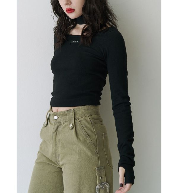 jouetie「チョーカーネックニット」|ニット・セーター|