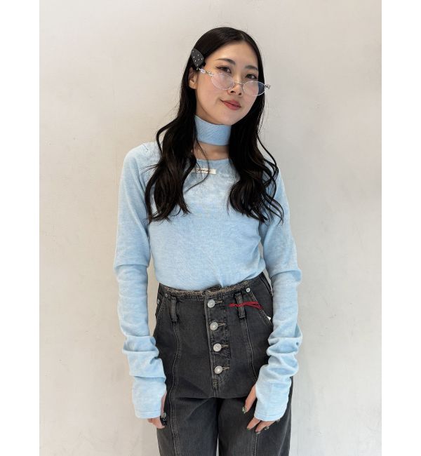 jouetie「チョーカーネックニット」|ニット・セーター|