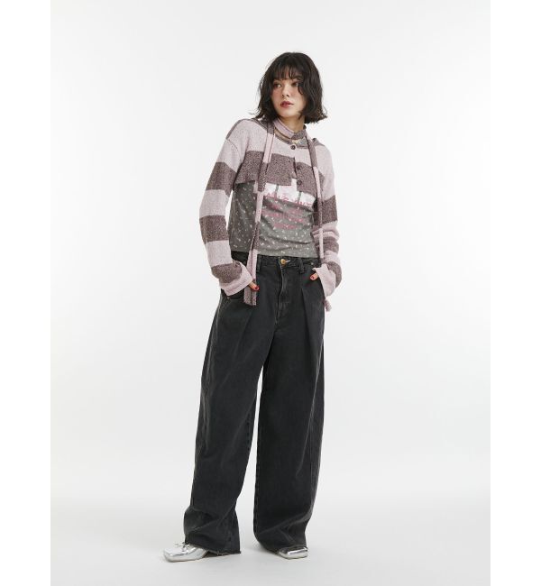 jouetie「グランジワッフルロンT」|Tシャツ・カットソー|