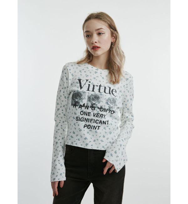 jouetie「グランジワッフルロンT」|Tシャツ・カットソー|