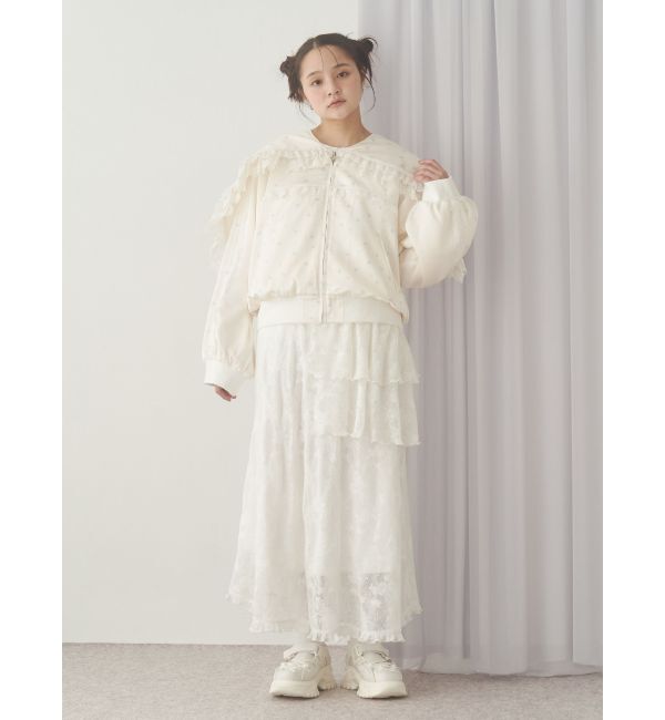 merry jenny「ribbonセーラーサテンブルゾン」|ブルゾン・スタジャン|