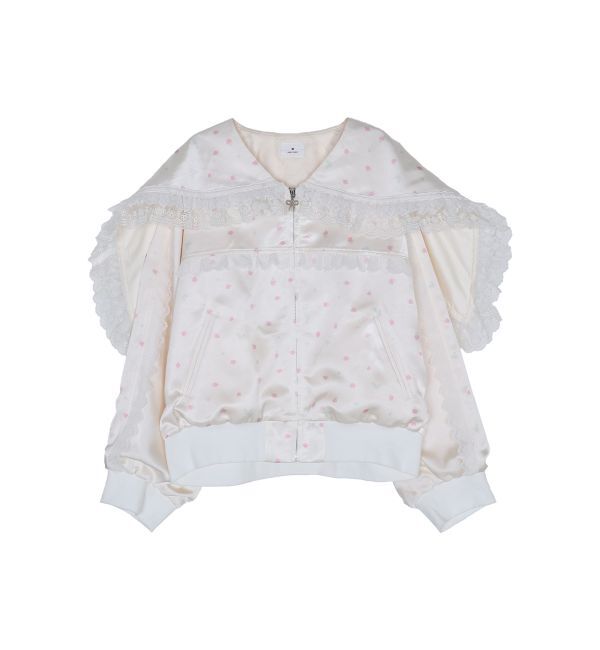 merry jenny「ribbonセーラーサテンブルゾン」|ブルゾン・スタジャン|