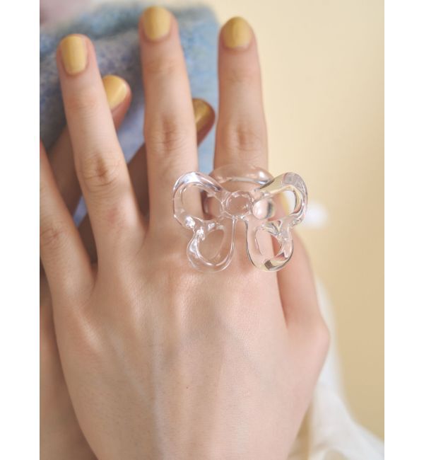 merry jenny「clear ribbon ring」|リング|